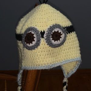 Custom Knitted Minion Winter Hat